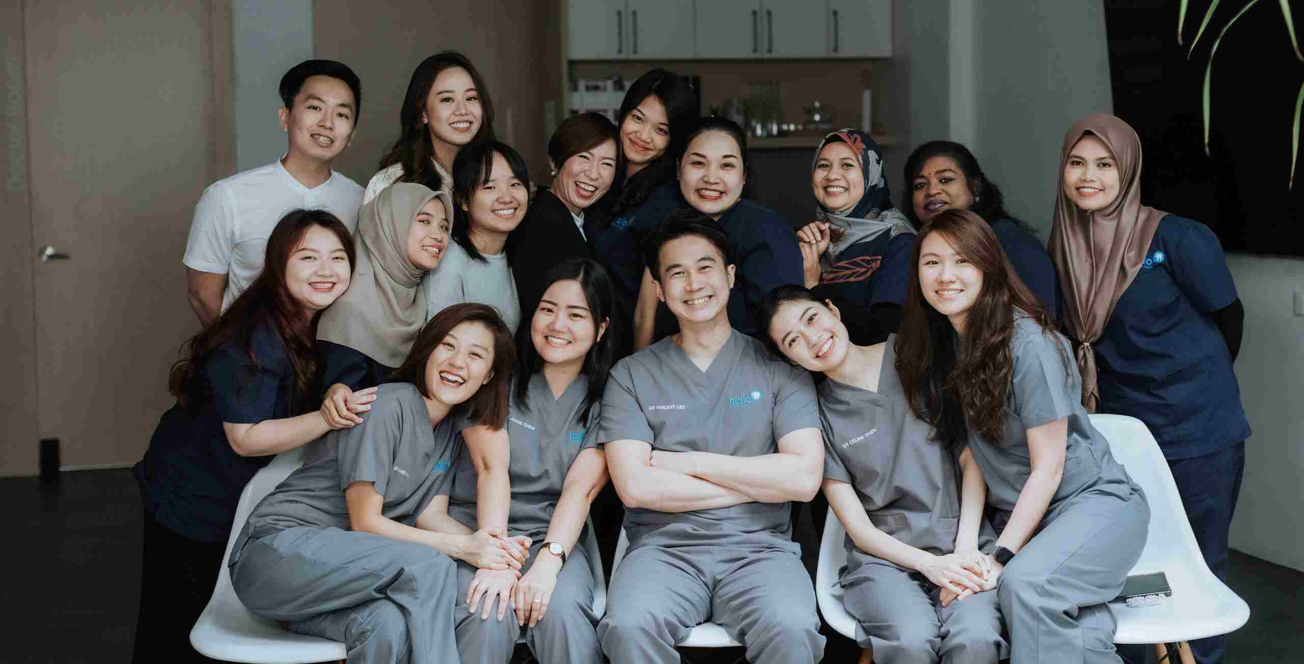 our team compressed