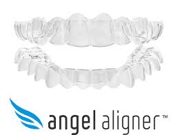 Angel Aligner clear dental aligners with logo